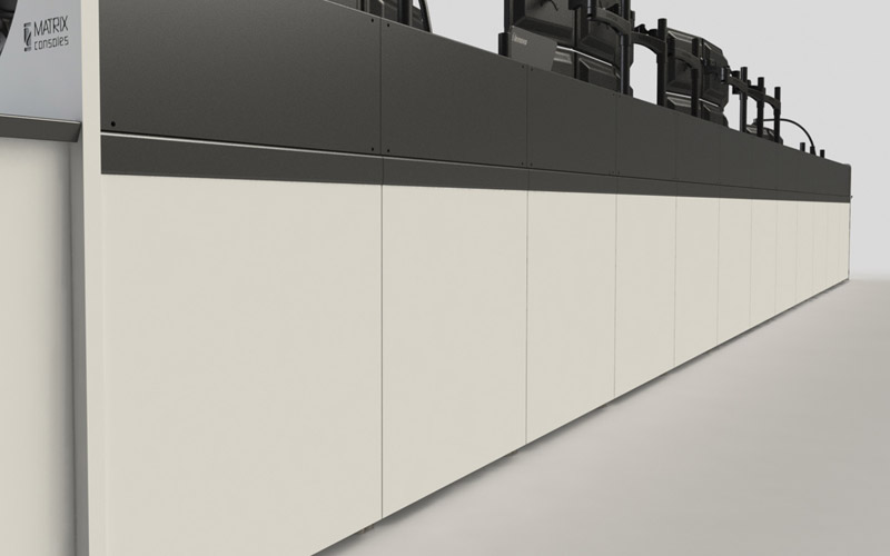 鐵路局調(diào)度所供電調(diào)度臺(tái)前后門板效果圖